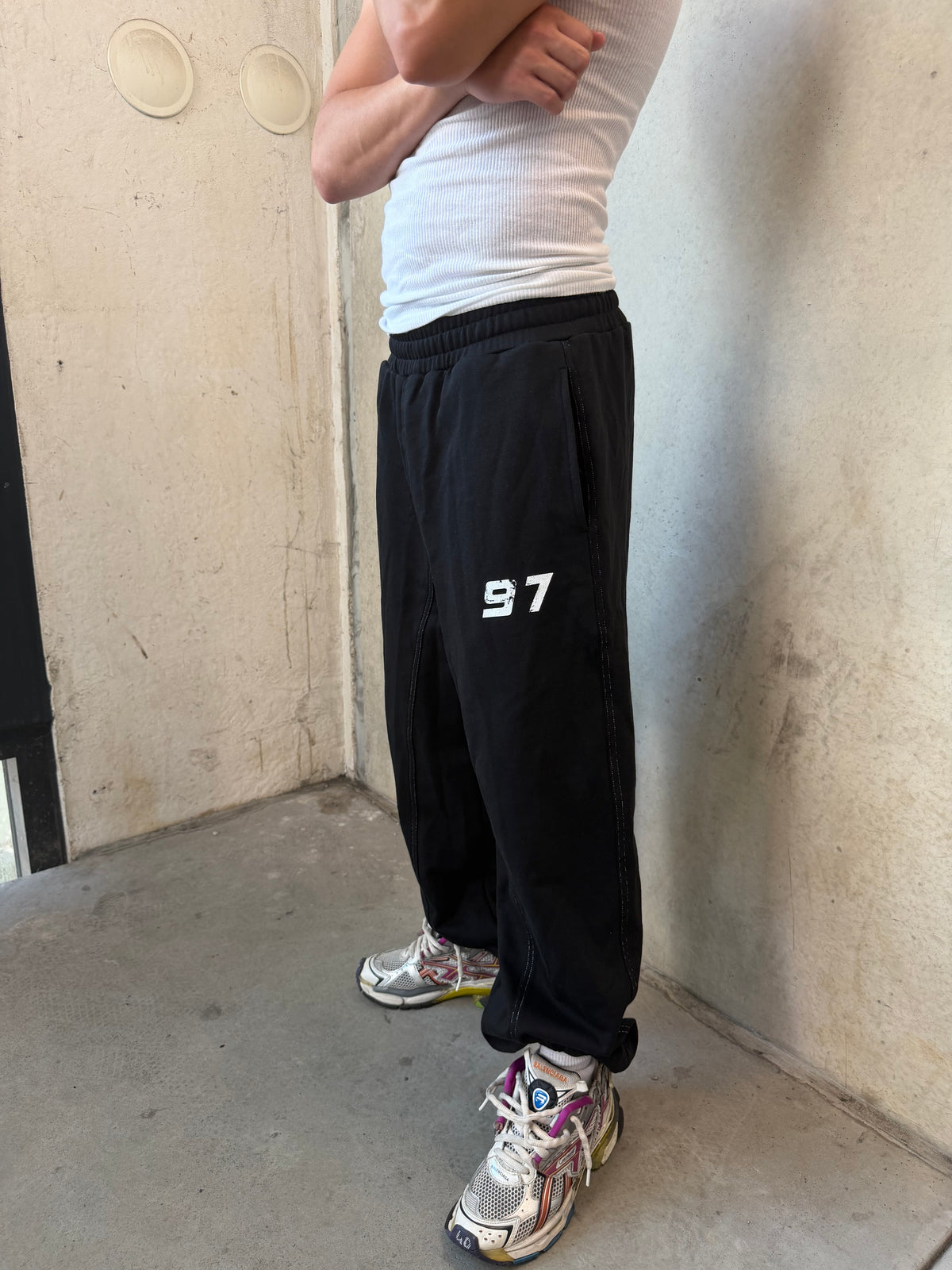 Black sweatpants