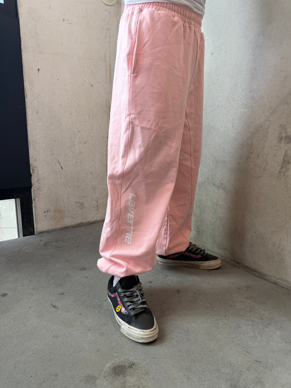 Pink sweatpants